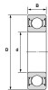 6048-M-C3 FAG Deep groove ball bearings 240x360x56mm