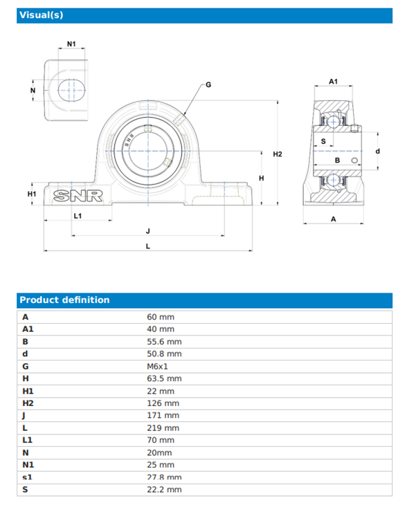 Uc211 подшипник размеры